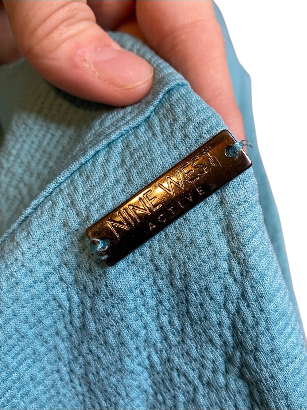 Nine West Pull on Teal Joggers Women’s Size 1X NWT - Picture 6 of 10